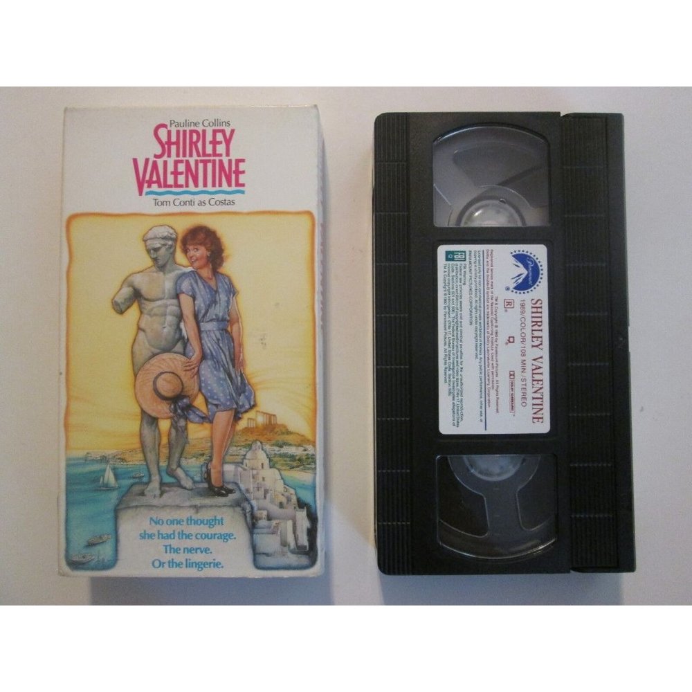 Shirley Valentine Pauline Collins Tom Conti England Greece Rare VHS